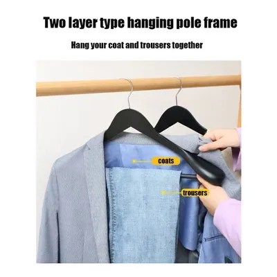 Siyah Ahşap Askılar